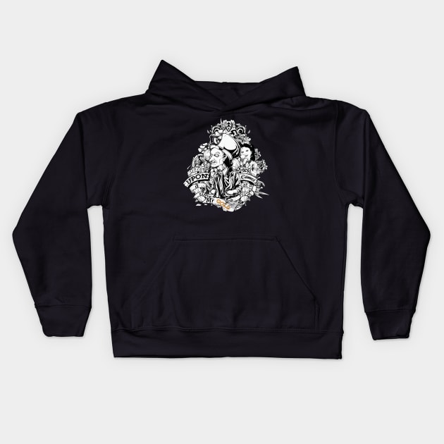 Mr. Gold Kids Hoodie by Dark Planet Tees